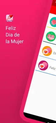 Feliz Dia de la Mujer 2023 android App screenshot 7